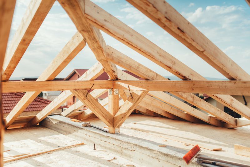 Natural Wood Roof Installation